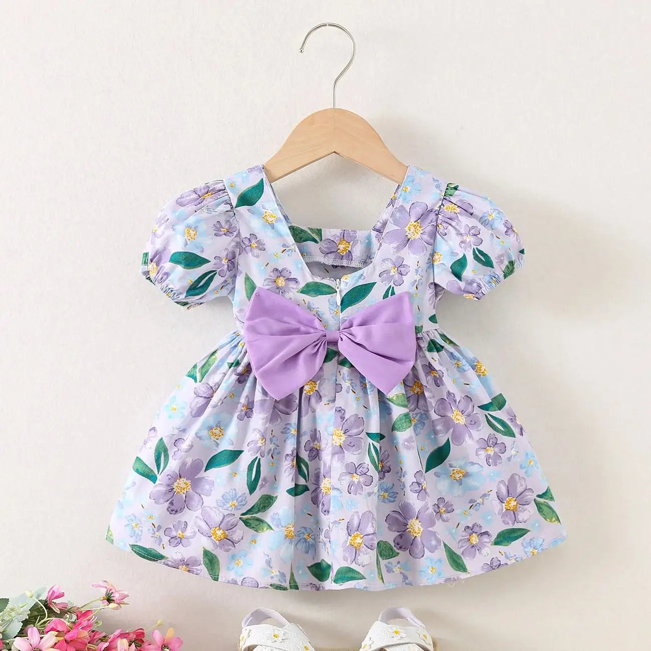 Summer Baby Girls Dress Casual Print Dress for Girls' Baby Clothing 1 Year Birthday Princess Dresses Infant Toddler Clothes