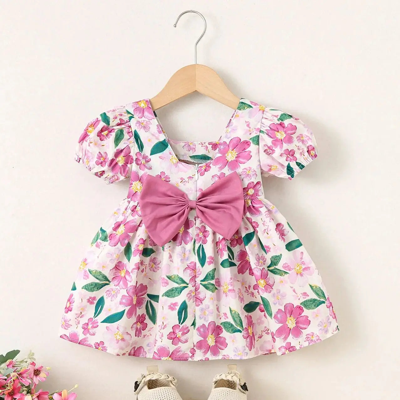 Summer Baby Girls Dress Casual Print Dress for Girls' Baby Clothing 1 Year Birthday Princess Dresses Infant Toddler Clothes